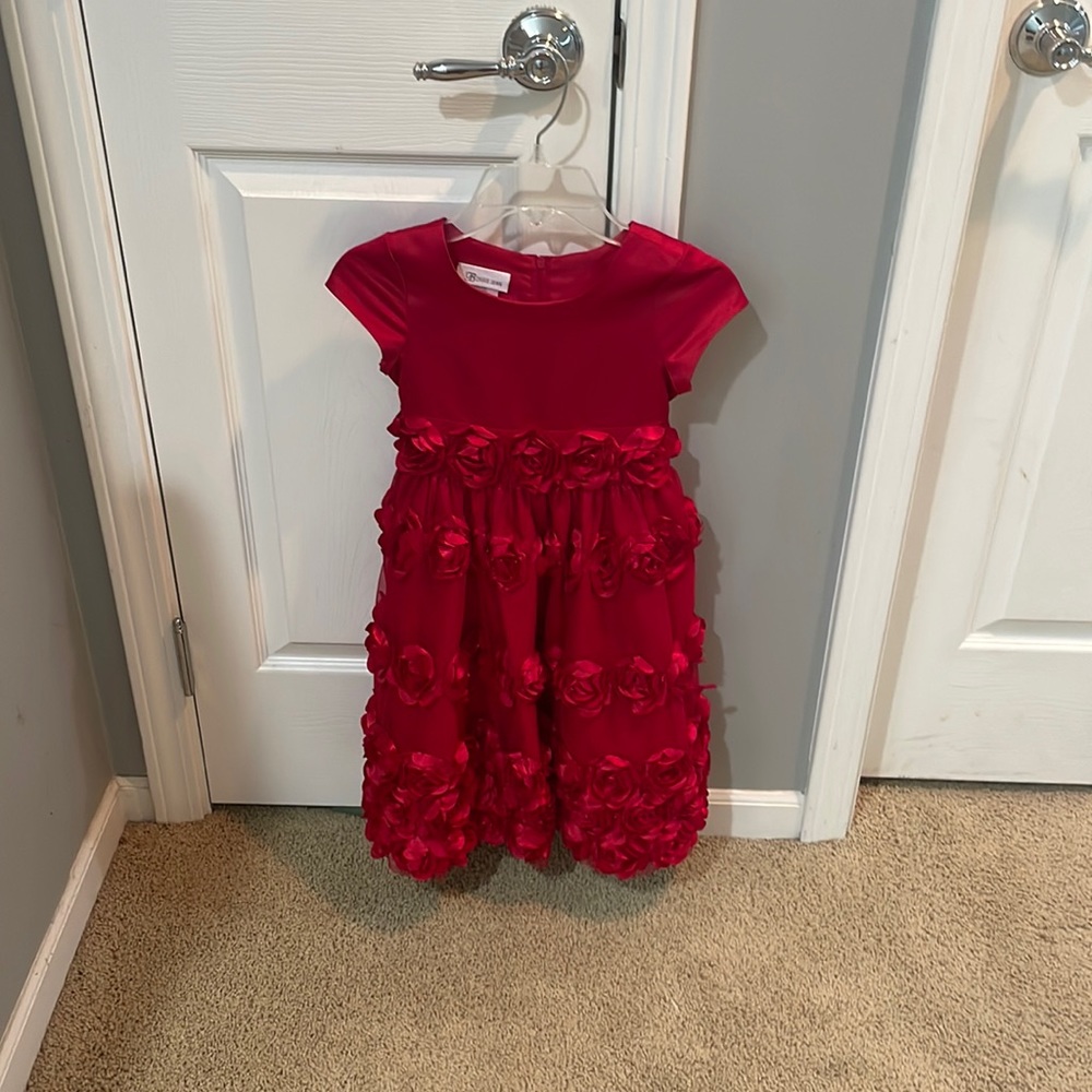 Red Flowery Dress